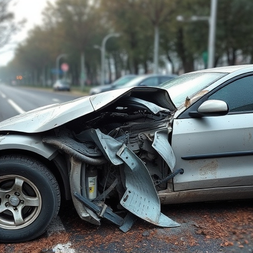 car crash damage
