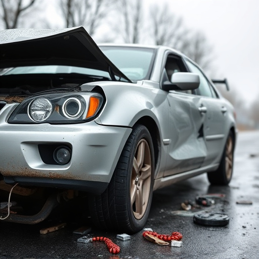 car crash damage