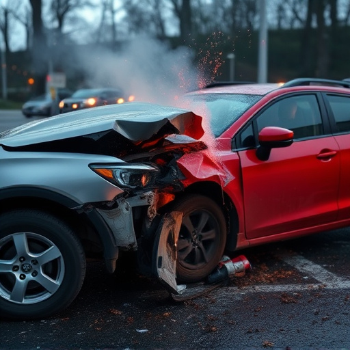 car crash damage