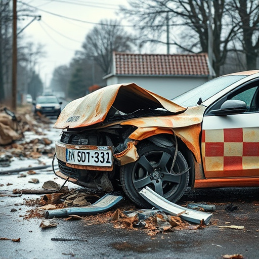 car crash damage