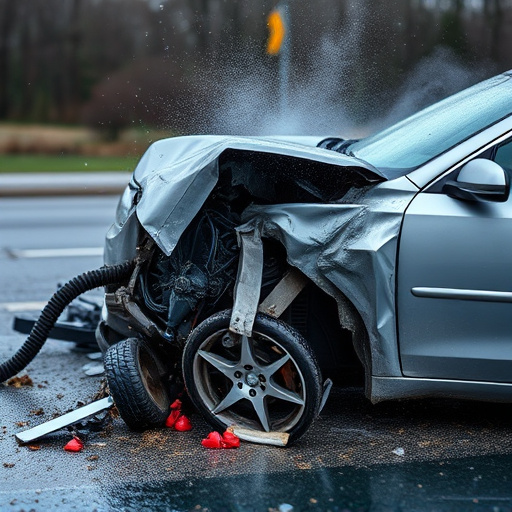 car crash damage