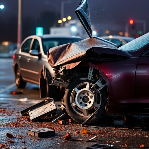 car crash damage