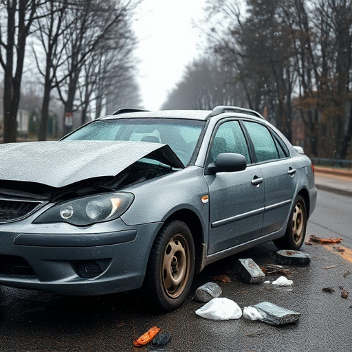 car crash damage