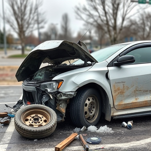 car crash damage