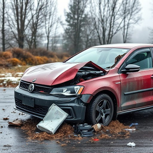car crash damage