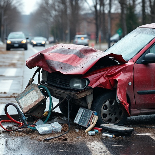 car crash damage