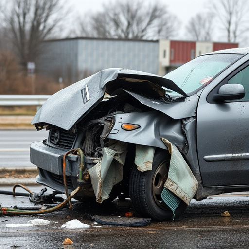 car crash damage