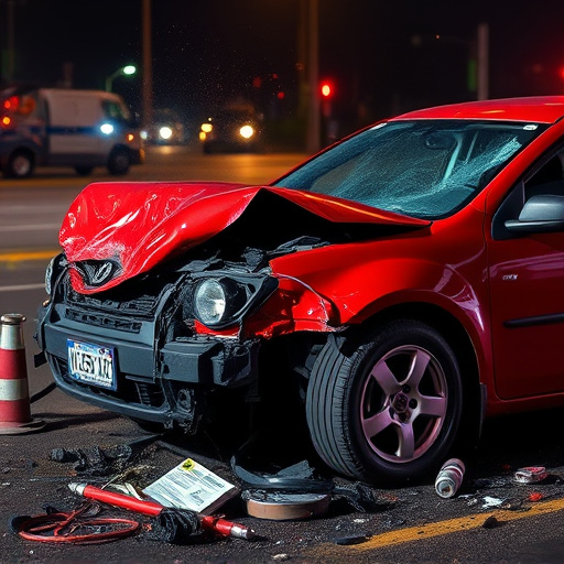 car crash damage