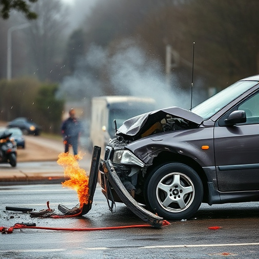 car crash damage