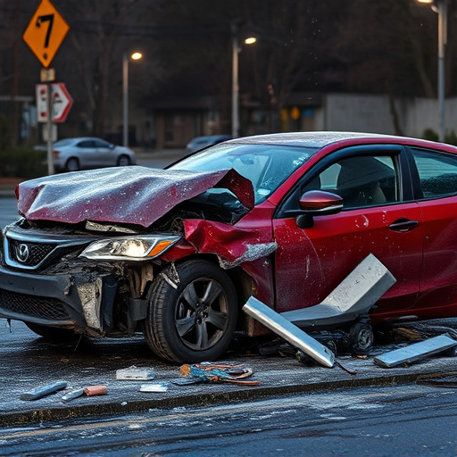 car crash damage