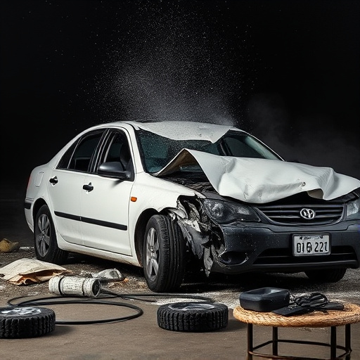 car crash damage