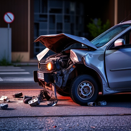 car crash damage