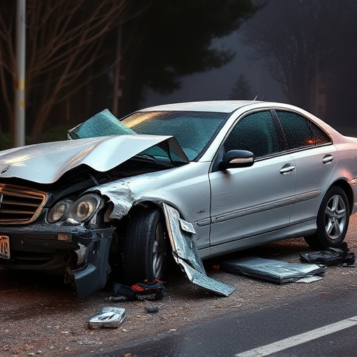 car crash damage