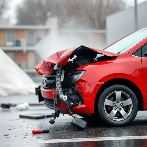 car crash damage