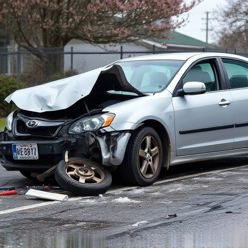 car crash damage