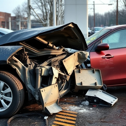 car crash damage