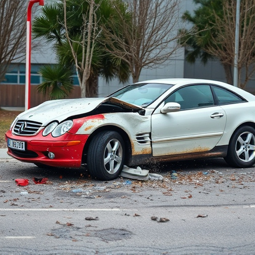 car crash damage