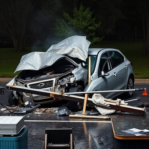 car crash damage