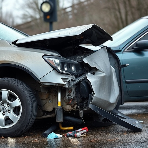 car crash damage
