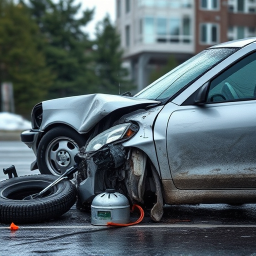car crash damage