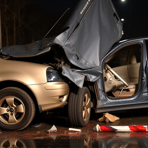 car crash damage