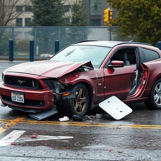 car crash damage