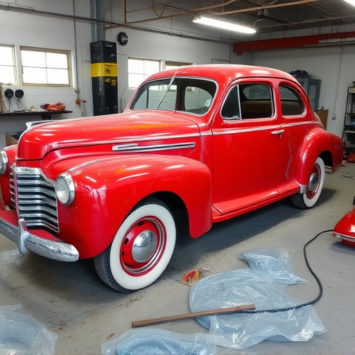 vehicle restoration process